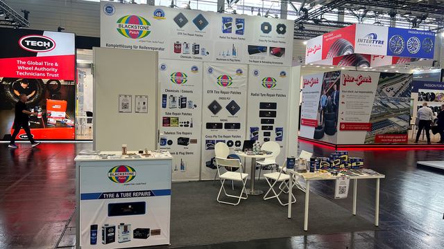 The Blackstone Rubber stand at The Tire Cologne 2024