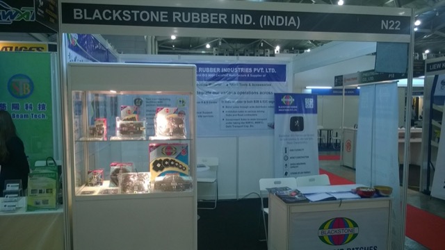 Blackstone Rubber Ind. (India), stand N22 at Tyre Expo Asia