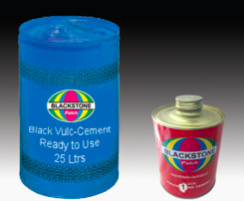 Black vulcanising cement